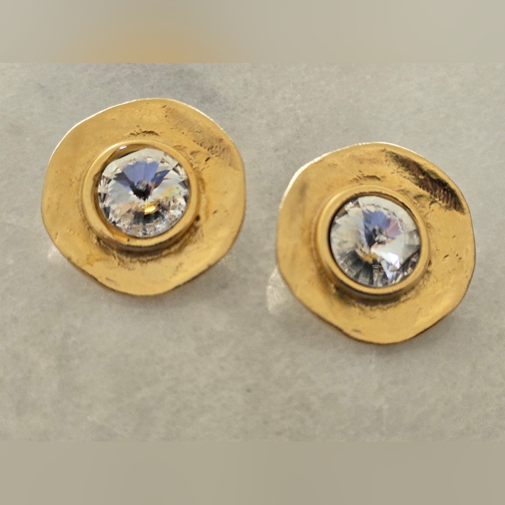 Vintage Norma Jean "Headlight" Clip On Earrings